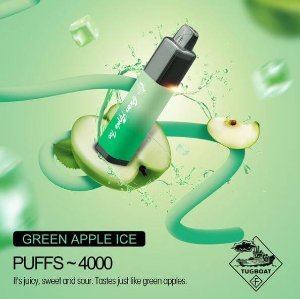 Green Apple Ice by Tugboat Mega Flow